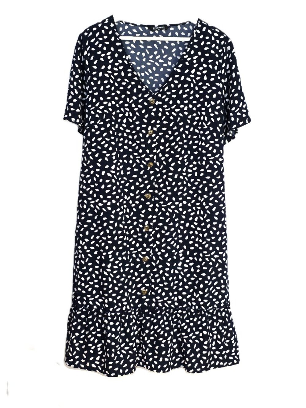BloomChic navy dress with pockets